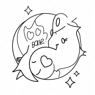 I Love You To The Moon And Back Coloring Page 23351-18760