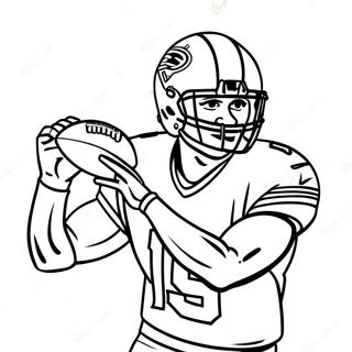 Aj Brown Catching A Pass Coloring Page 23362-18769