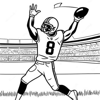 Aj Brown Catching A Pass Coloring Page 23362-18770