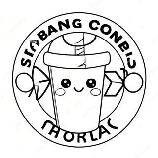 Starbucks Kawaii Coloring Pages