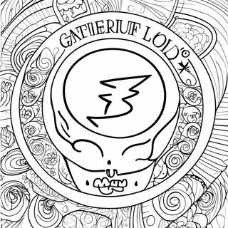 Grateful Dead Logo Coloring Page 23391-18790