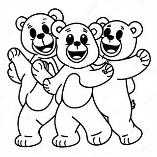 Grateful Dead Dancing Bears Coloring Page 23392-18795