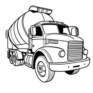 Cement Truck Coloring Page 23401-18798