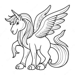 Mythical Creatures Coloring Page 2341-1913