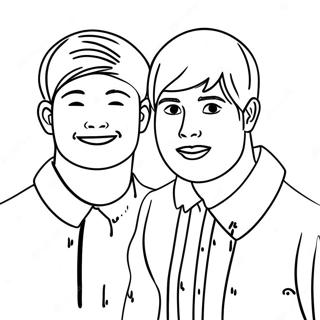 Sam And Colby Coloring Page 23421-18813