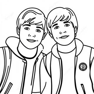 Adventurous Sam And Colby Coloring Page 23422-18817