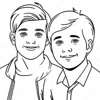 Adventurous Sam And Colby Coloring Page 23422-18819