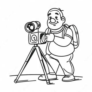 Funny Camera Man Skibidi Coloring Page 23452-18839