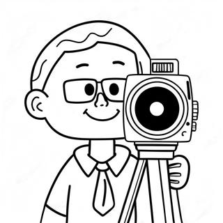 Funny Camera Man Skibidi Coloring Page 23452-18840