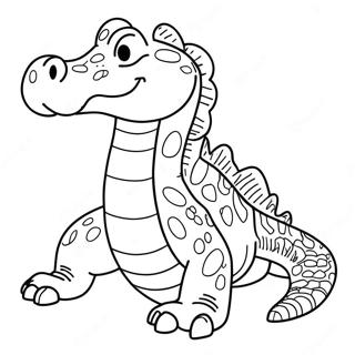 Crocodile Coloring Page 23491-18871