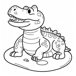 Crocodile Coloring Page 23491-18872