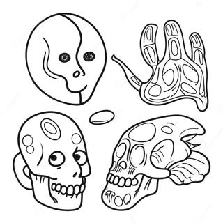 Body Parts Coloring Page 23501-18879