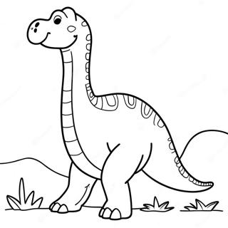 Brontosaurus Coloring Page 23511-18882