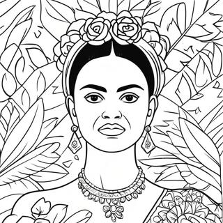 Frida Kahlo Coloring Pages