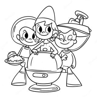 Jetsons Family Coloring Page 23551-18919