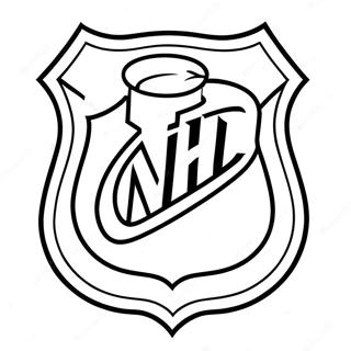 Nhl Logo Coloring Page 23561-18928