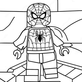 Lego Spiderman Coloring Pages