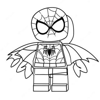 Lego Spiderman Coloring Page 2361-1931