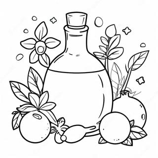 Magical Potion Ingredients Coloring Page 23622-18979