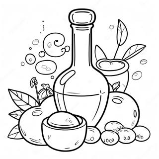 Magical Potion Ingredients Coloring Page 23622-18980