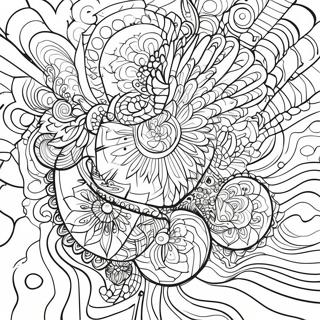 Mind Blowing Optical Illusion Coloring Pages