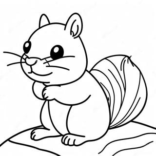 Chipmunk Coloring Page 23641-18990