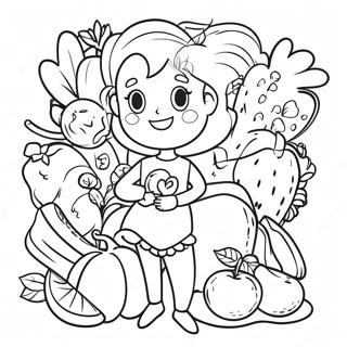 Healthy Habits Coloring Page 23651-18999