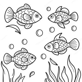 One Fish Two Fish Coloring Page 23661-19006