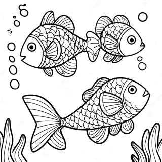 One Fish Two Fish Coloring Page 23661-19008