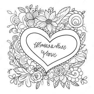 Romantic Love Quotes Coloring Page 23672-19018