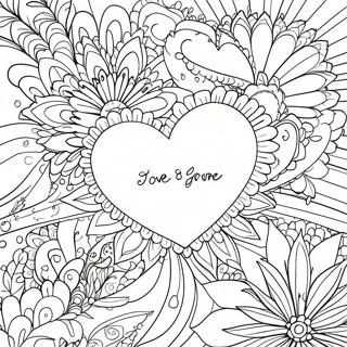 Romantic Love Quotes Coloring Page 23672-19020