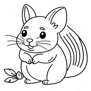 Chinchilla Coloring Page 23691-19035