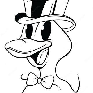 Daffy Duck With Silly Expressions Coloring Page 23702-19042