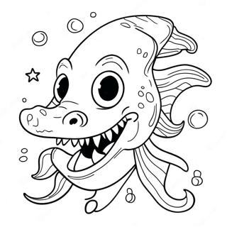 Sea Beast Coloring Page 23721-19055