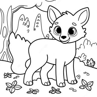 Colorful Forest Animals Coloring Page 23732-19068