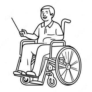 Disability Awareness Coloring Page 23751-19081