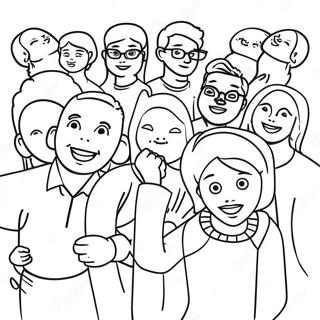 Inclusive Community Coloring Page 23752-19077