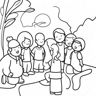 Inclusive Community Coloring Page 23752-19079