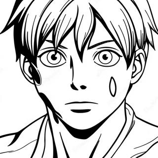 Eren Yeager Coloring Pages