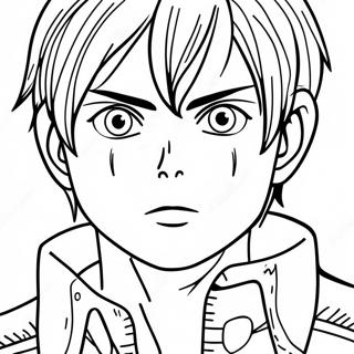 Eren Yeager Coloring Page 23771-19094