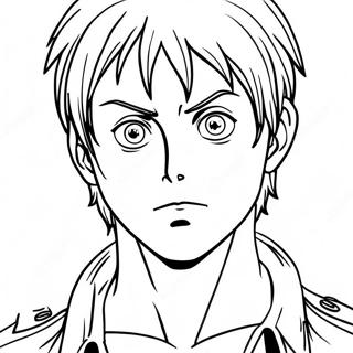 Eren Yeager Coloring Page 23771-19095