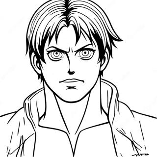 Eren Yeager In Titan Form Coloring Page 23772-19114