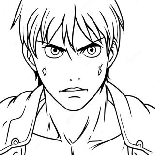 Eren Yeager In Titan Form Coloring Page 23772-19116