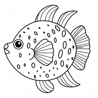 Puffer Fish Coloring Page 23791-19105