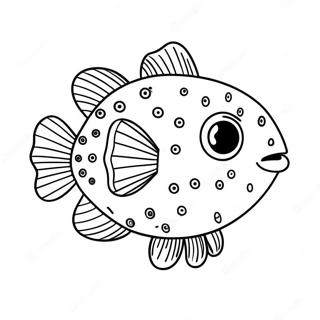 Puffer Fish Coloring Page 23791-19106