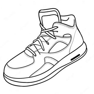 Basketball Shoe Coloring Pages