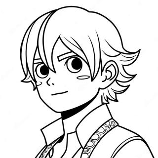 Todoroki Coloring Page 23811-19122