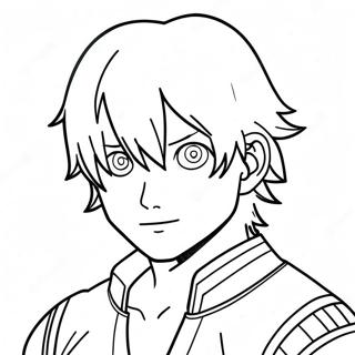 Todoroki Coloring Page 23811-19124