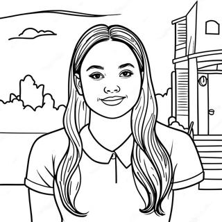 Olivia Rodrigo Coloring Pages