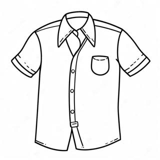 Funny Cartoon Shirt Coloring Page 23842-19155